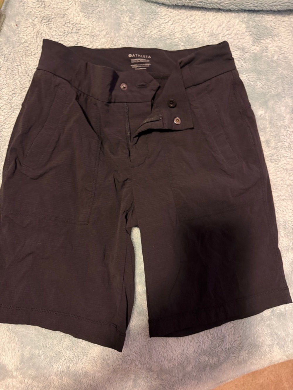 Athleta Women's Black Trekkie outdoor Shorts